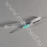 Игла двусторонняя с камерой визуализации 21G, 0,8х38 мм, зеленая, "IMPROVACUTER"