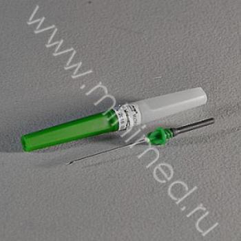 Игла двусторонняя 21G, 0,8х38 мм, зеленая, 