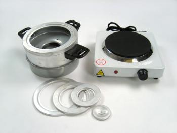 Баня комбинированная лабораторная БКЛ (плитка+водяная баня+песчаная баня)