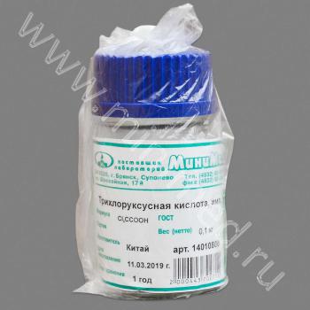 Трихлоруксусная кислота, ч, 0,1 кг