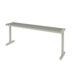 Полка для стола нижняя 1200x250x450 мм, белый металл