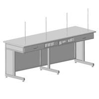 Стол демонстрационный с электрикой 2400*750*900