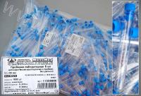 Пробирка лабораторная 5 мл, 12×86 мм, цилиндр.,с пробкой,п/с,уп.500 шт./кор.4000шт., Aptaca